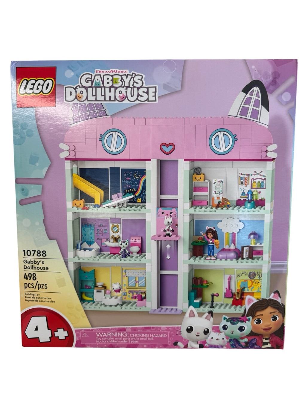 Lego gabbys dollhouse 10788 8 room dollhouse with figures NEW